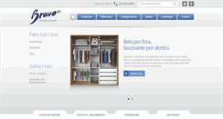 Desktop Screenshot of bravomoveis.com